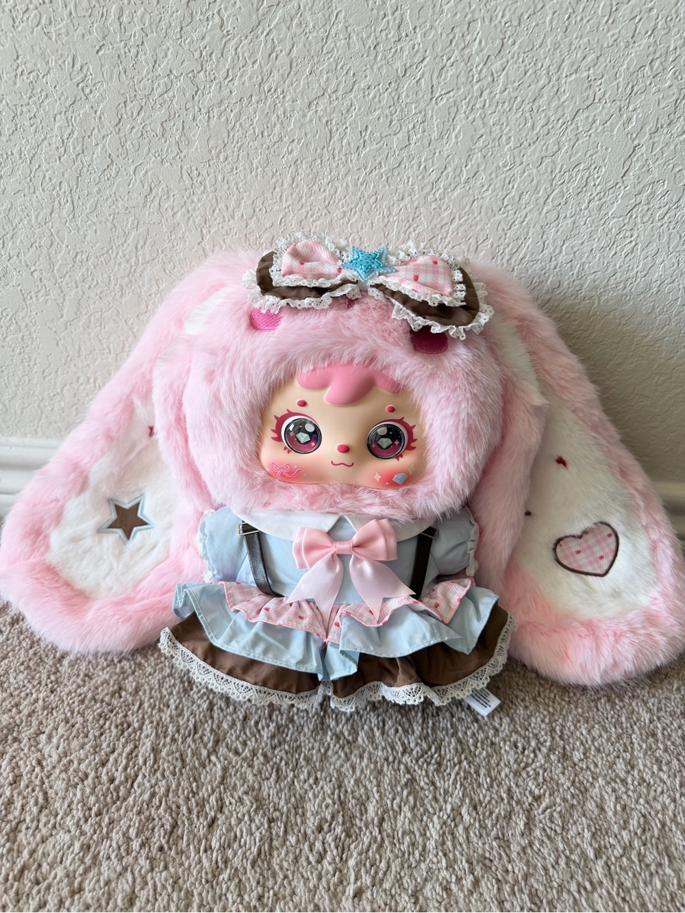 Samuel 400% big plush doll with Lolita outfit-Rotatable Eyes